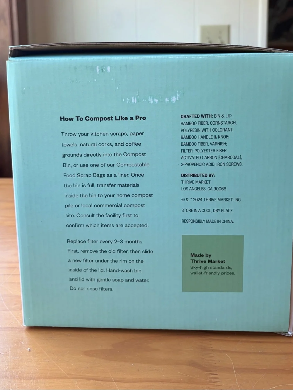 Thrive Market Compost Bin